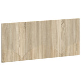 vidaXL Wall-Mounted Headboard HORN White Engineered Wood