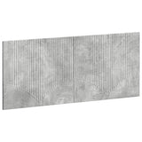 vidaXL Wall-Mounted Headboard HORN White Engineered Wood
