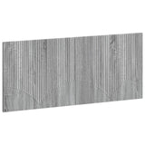 vidaXL Wall-Mounted Headboard HORN White Engineered Wood