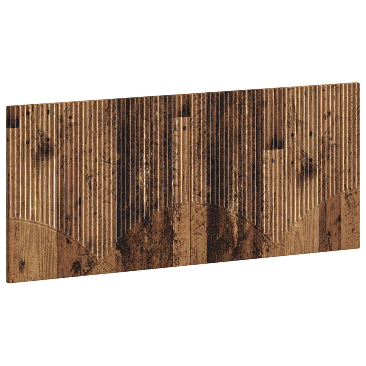 vidaXL Wall-Mounted Headboard HORN White Engineered Wood