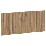 vidaXL Wall-Mounted Headboard HORN White Engineered Wood