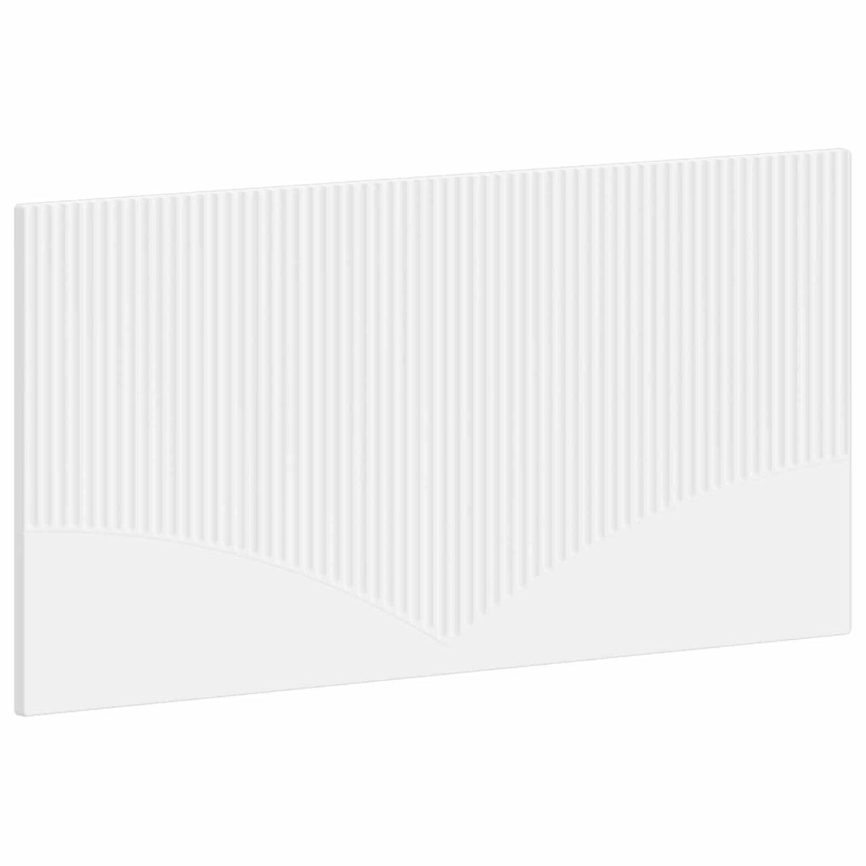 vidaXL Wall-Mounted Headboard HORN White Engineered Wood