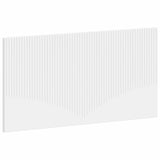 vidaXL Wall-Mounted Headboard HORN White Engineered Wood