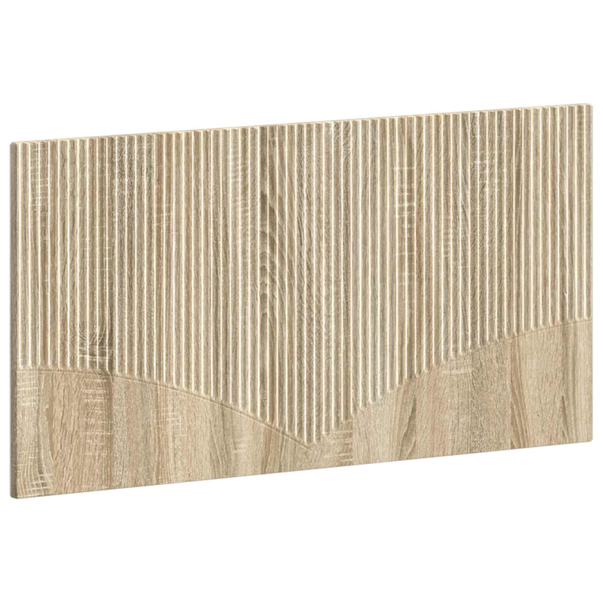 vidaXL Wall-Mounted Headboard HORN White Engineered Wood