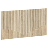 vidaXL Wall-Mounted Headboard HORN White Engineered Wood