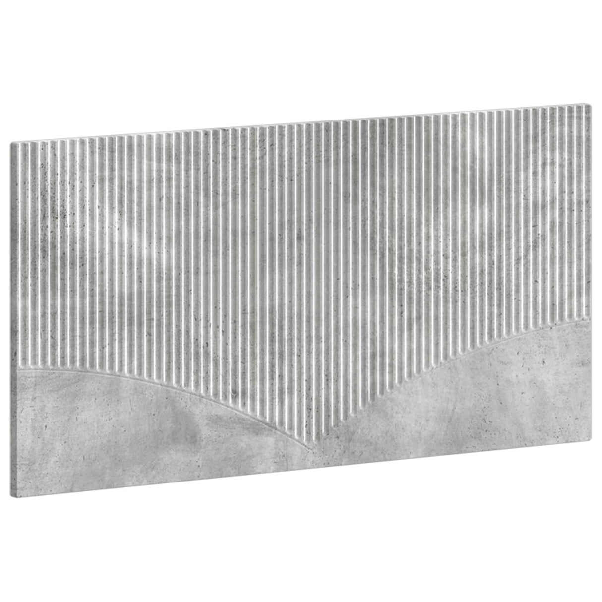 vidaXL Wall-Mounted Headboard HORN White Engineered Wood