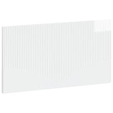 vidaXL Wall-Mounted Headboard HORN White Engineered Wood