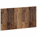 vidaXL Wall-Mounted Headboard HORN White Engineered Wood