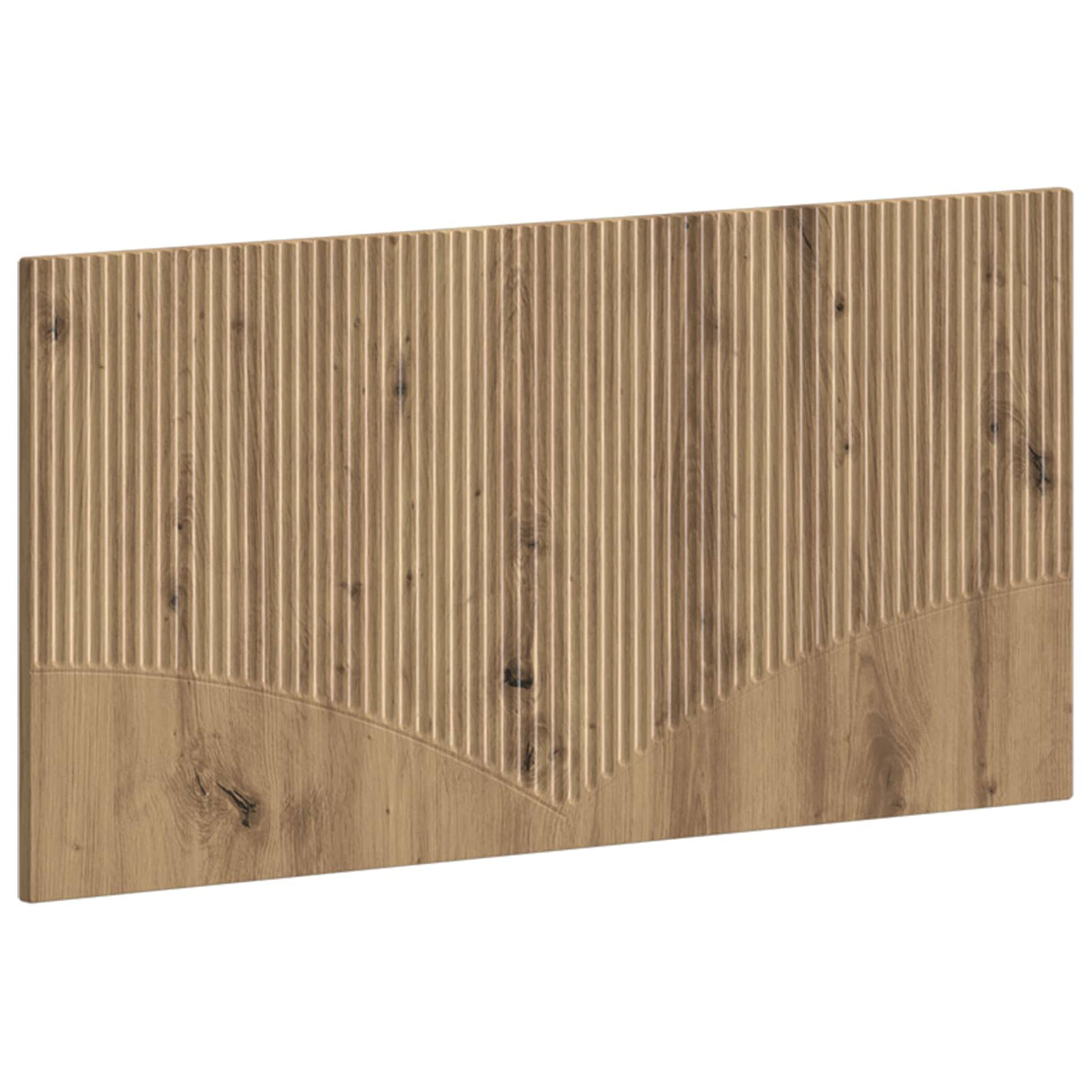vidaXL Wall-Mounted Headboard HORN White Engineered Wood