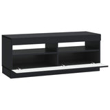 vidaXL LED tv-meubel Wit Bewerkt hout