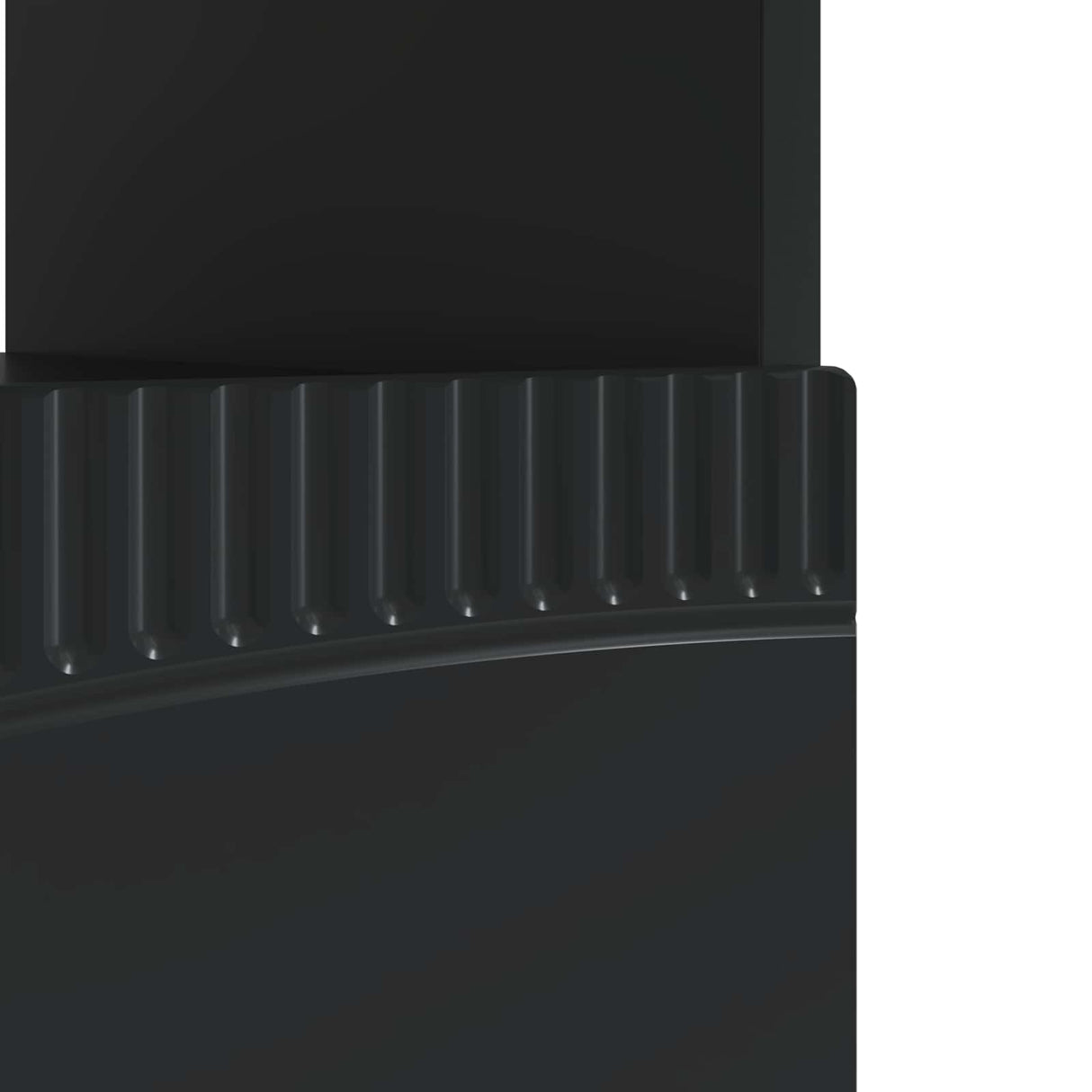 vidaXL LED tv-meubel Wit Bewerkt hout