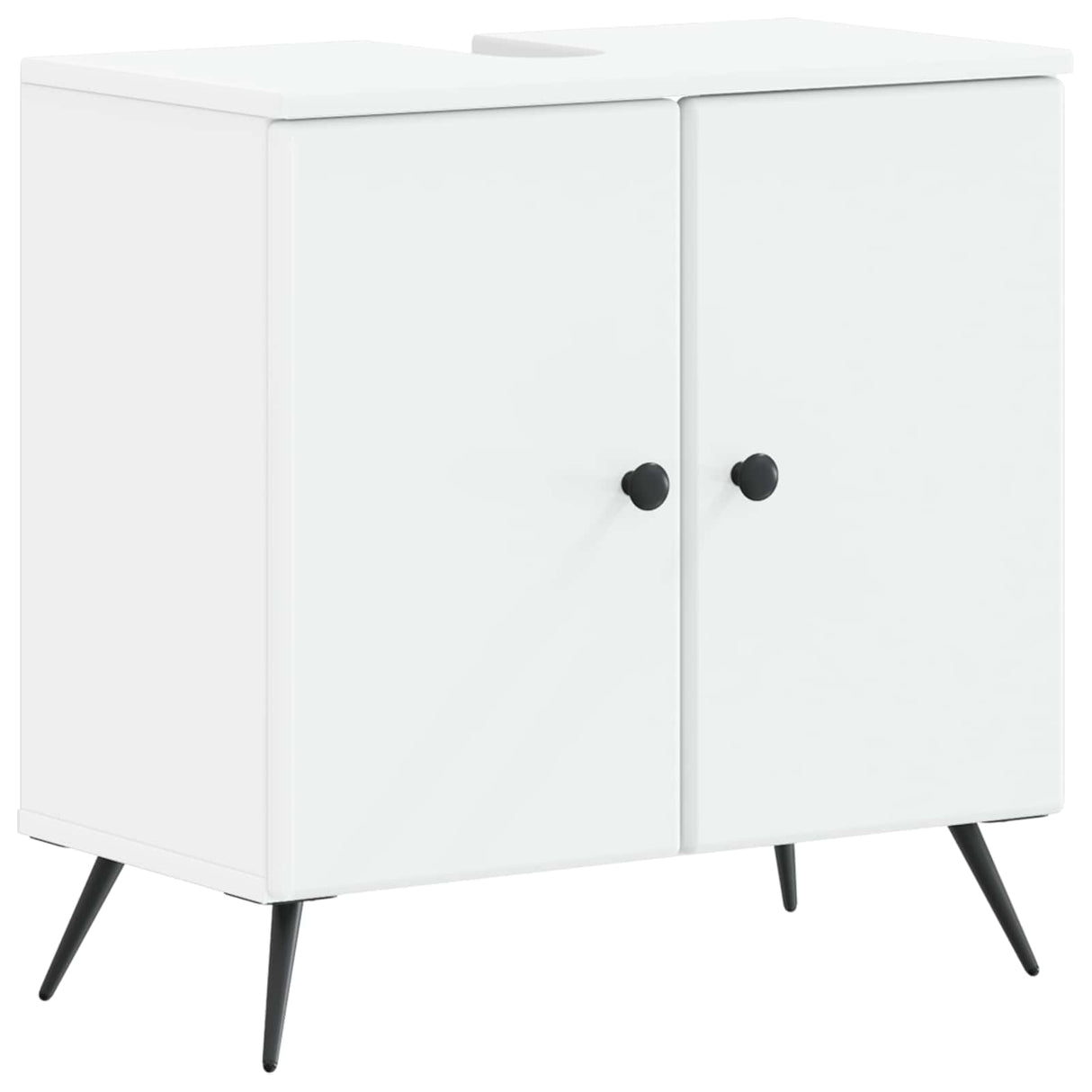 vidaXL Bathroom sink cabinet BREDA White 59.5 x 31.5 x 59 cm