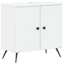 vidaXL Bathroom sink cabinet BREDA White 59.5 x 31.5 x 59 cm
