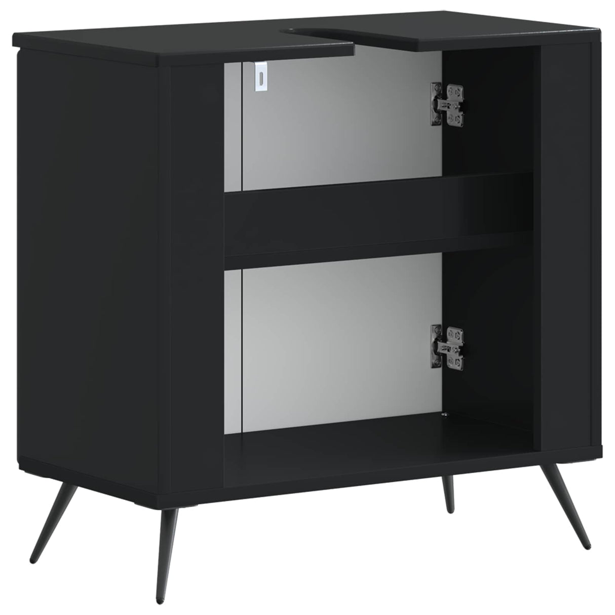 vidaXL Bathroom sink cabinet BREDA White 59.5 x 31.5 x 59 cm
