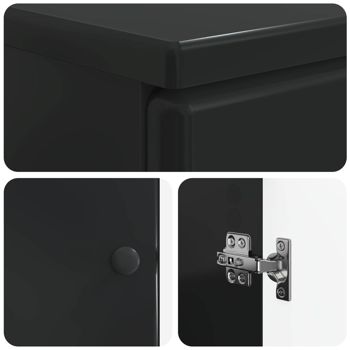 vidaXL Bathroom sink cabinet BREDA White 59.5 x 31.5 x 59 cm