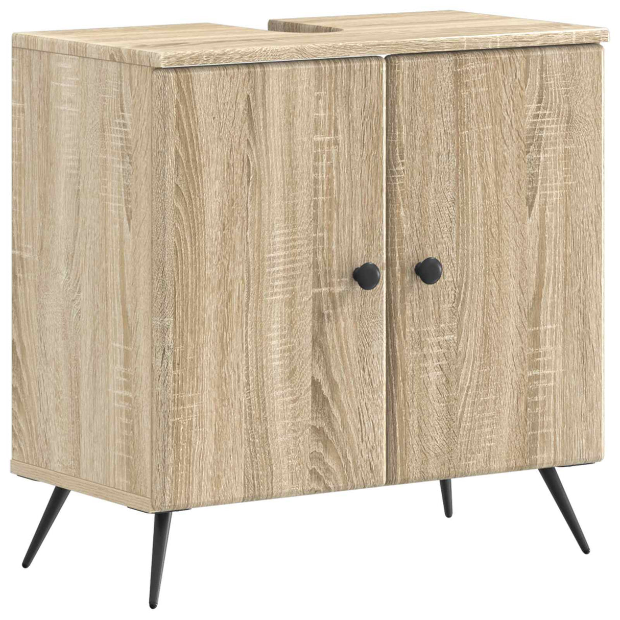 vidaXL Bathroom sink cabinet BREDA White 59.5 x 31.5 x 59 cm