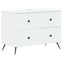 vidaXL Wastafel kabinet voor de badkamer BREDA Wit 82 x 41 x 59 cm
