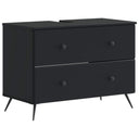 vidaXL Wastafel kabinet voor de badkamer BREDA Wit 82 x 41 x 59 cm