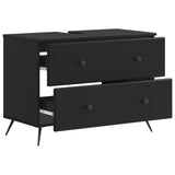 vidaXL Wastafel kabinet voor de badkamer BREDA Wit 82 x 41 x 59 cm