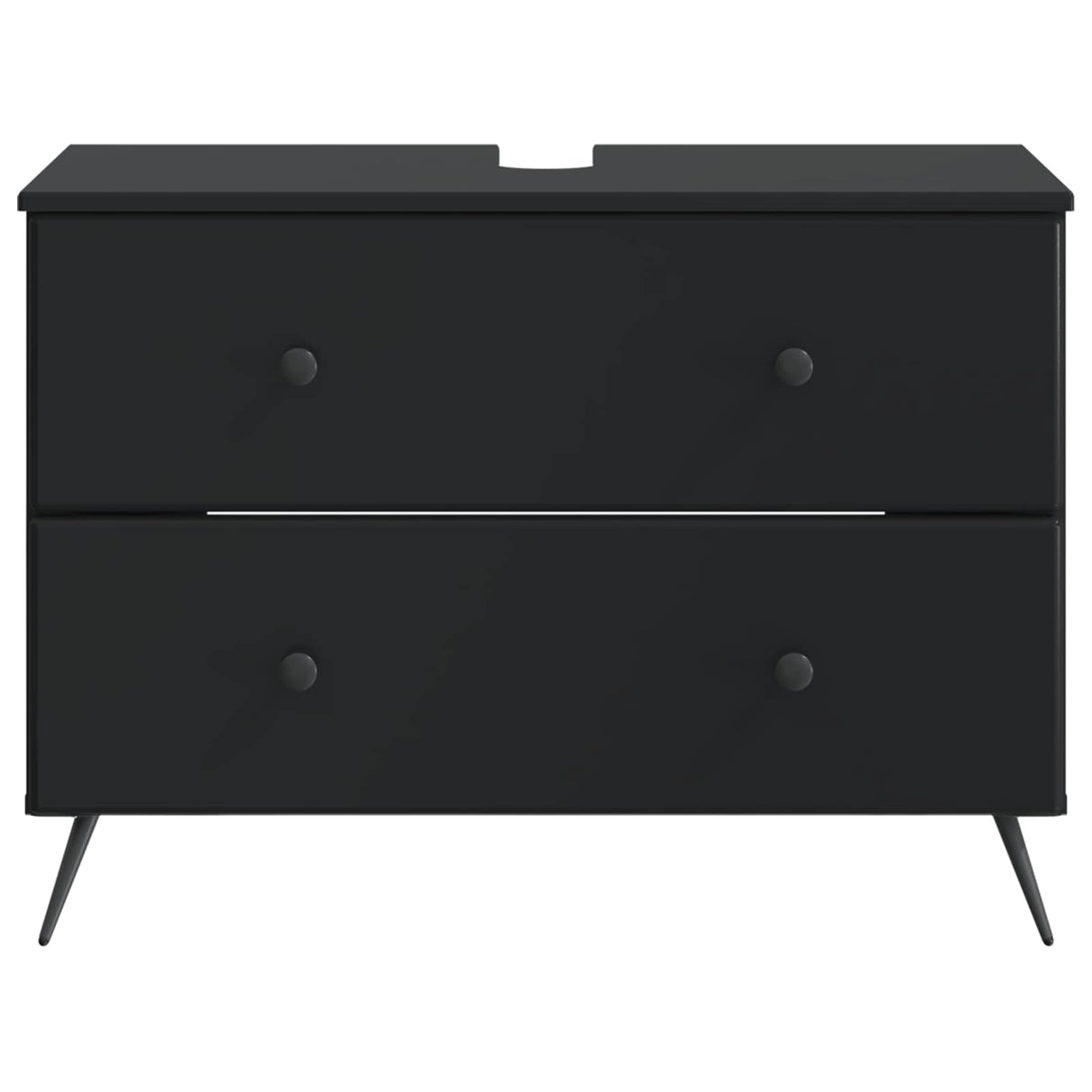 vidaXL Wastafel kabinet voor de badkamer BREDA Wit 82 x 41 x 59 cm