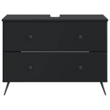 vidaXL Wastafel kabinet voor de badkamer BREDA Wit 82 x 41 x 59 cm