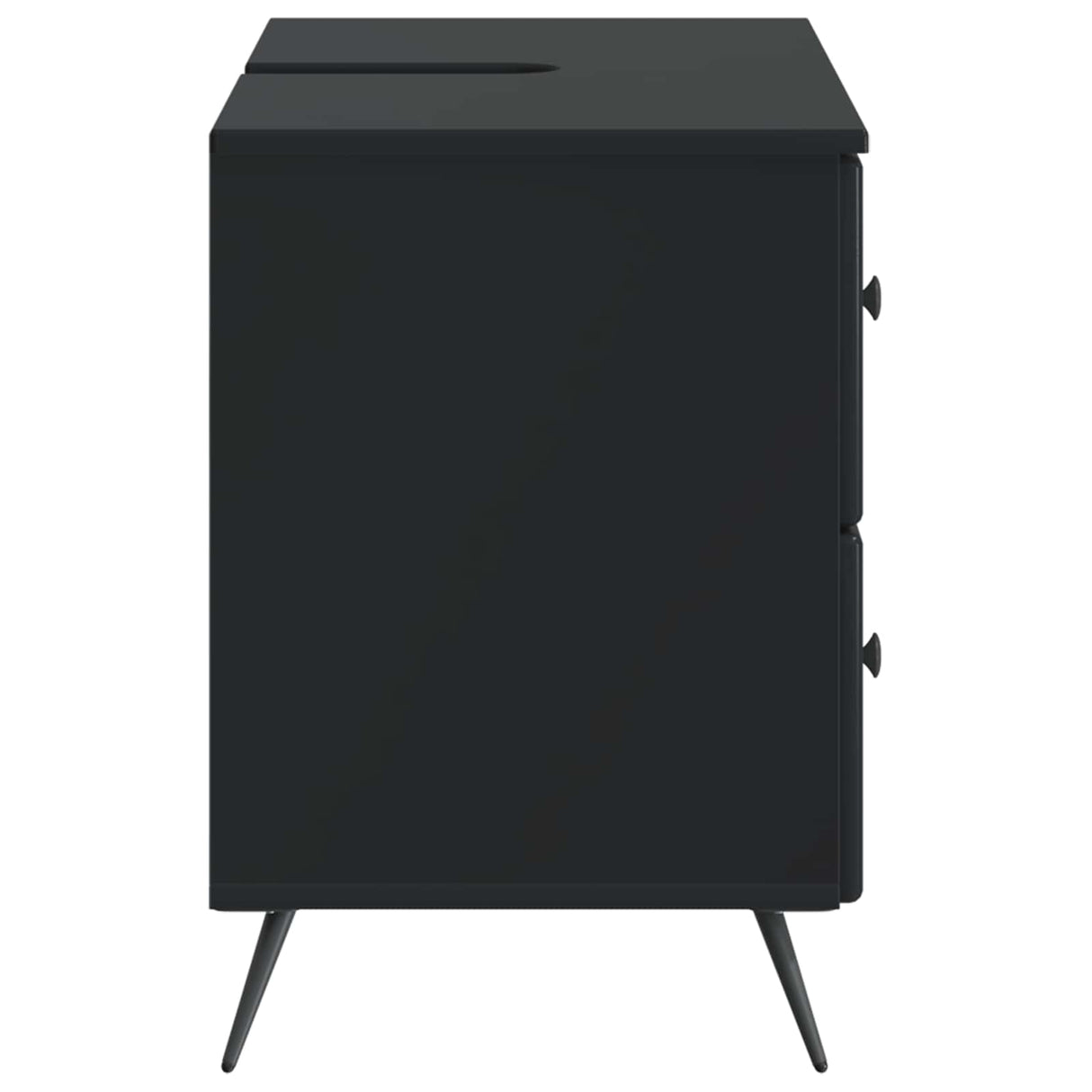vidaXL Wastafel kabinet voor de badkamer BREDA Wit 82 x 41 x 59 cm