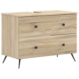 vidaXL Wastafel kabinet voor de badkamer BREDA Wit 82 x 41 x 59 cm
