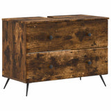 vidaXL Wastafel kabinet voor de badkamer BREDA Wit 82 x 41 x 59 cm