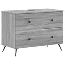 vidaXL Wastafel kabinet voor de badkamer BREDA Wit 82 x 41 x 59 cm