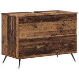 vidaXL Wastafel kabinet voor de badkamer BREDA Wit 82 x 41 x 59 cm