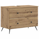 vidaXL Wastafel kabinet voor de badkamer BREDA Wit 82 x 41 x 59 cm