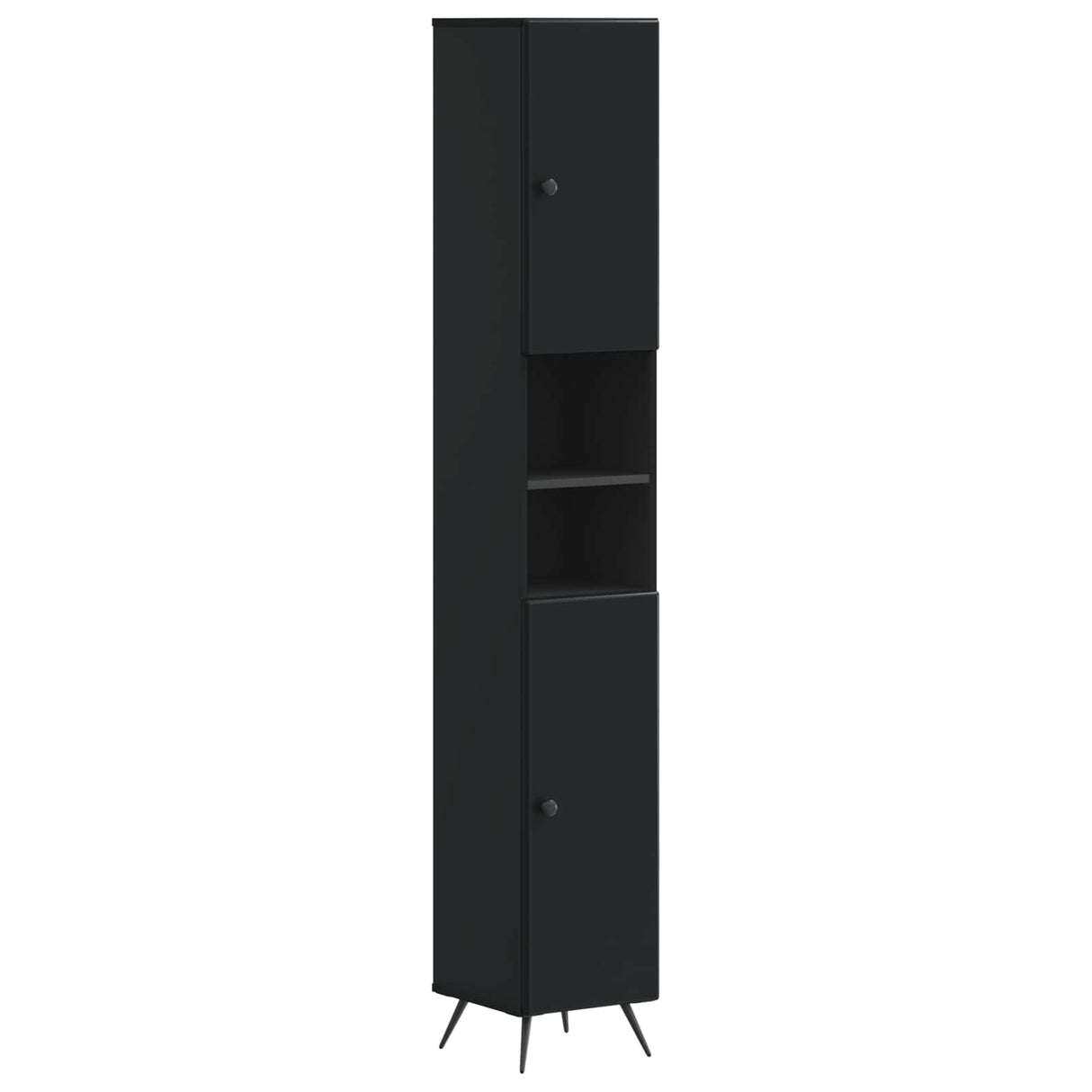 vidaXL Badkamerkast met Open Plank BREDA Wit 30 x 31 x 190 cm