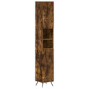vidaXL Badkamerkast met Open Plank BREDA Wit 30 x 31 x 190 cm