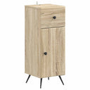 vidaXL Badkamer Opbergkast BREDA Wit 30 x 31 x 80 cm Bewerkt hout
