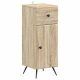 vidaXL Badkamer Opbergkast BREDA Wit 30 x 31 x 80 cm Bewerkt hout