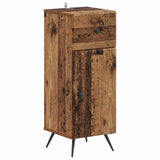 vidaXL Badkamer Opbergkast BREDA Wit 30 x 31 x 80 cm Bewerkt hout