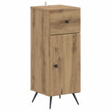 vidaXL Badkamer Opbergkast BREDA Wit 30 x 31 x 80 cm Bewerkt hout