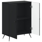 vidaXL Badkamer Opbergkast BREDA Wit 59,5 x 31 x 80 cm Bewerkt hout