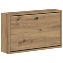vidaXL Wall-Mounted Shoe Cabinet BREDA 71 x 17 x 43 cm Engineered wood