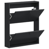 vidaXL Wandgemonteerde Schoenenkast BREDA 71 x 17 x 86 cm Bewerkt hout