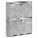 vidaXL Wandgemonteerde Schoenenkast BREDA 71 x 17 x 86 cm Bewerkt hout