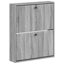 vidaXL Wandgemonteerde Schoenenkast BREDA 71 x 17 x 86 cm Bewerkt hout