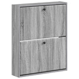 vidaXL Wandgemonteerde Schoenenkast BREDA 71 x 17 x 86 cm Bewerkt hout