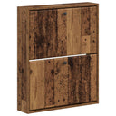 vidaXL Wandgemonteerde Schoenenkast BREDA 71 x 17 x 86 cm Bewerkt hout