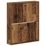 vidaXL Wandgemonteerde Schoenenkast BREDA 71 x 17 x 86 cm Bewerkt hout