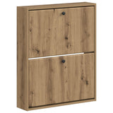 vidaXL Wandgemonteerde Schoenenkast BREDA 71 x 17 x 86 cm Bewerkt hout