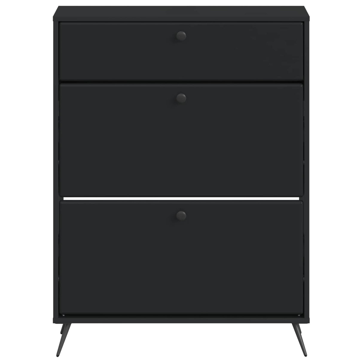 vidaXL Shoe Cabinet BREDA 78 x 24 x 103 cm Engineered Wood White