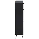 vidaXL Shoe Cabinet BREDA 78 x 24 x 103 cm Engineered Wood White