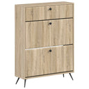 vidaXL Shoe Cabinet BREDA 78 x 24 x 103 cm Engineered Wood White