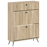 vidaXL Shoe Cabinet BREDA 78 x 24 x 103 cm Engineered Wood White